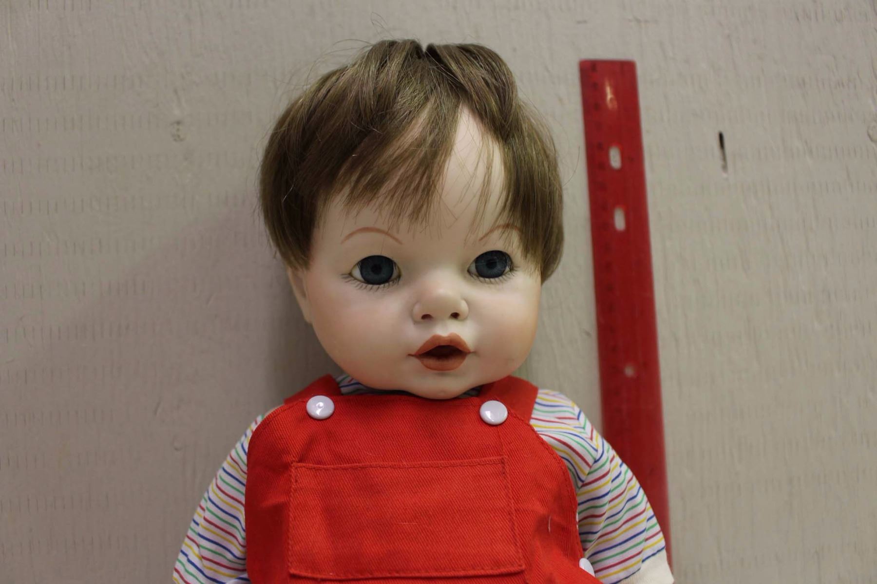 Vintage Porcelain Boy Doll