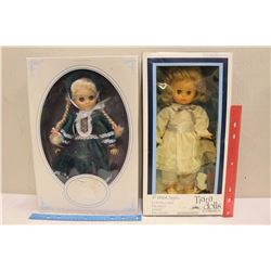NIB Playmates Tiara Dolls (2)(1981 Little Angel&1989 Miss Elizabeth)