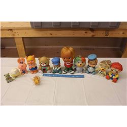 Lot of Vintage Toys w/Tub
