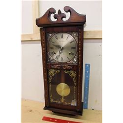 Daniel Dakota Vintage 31 Day Wall Clock w/Key (Working)