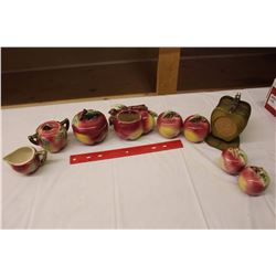 Lot of Apple Related Dishware