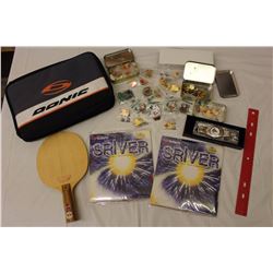 Lot Of Pins And Table Tennis Related