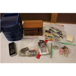 Pair Of Sorters With Misc. (Vintage Pens, Key Rings, Vintage Watches, Vintage Jewellery)