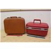Image 1 : Small Vintage Travel Suitcases (2)