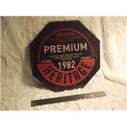 Heritage Tools Metal Sign