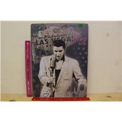 Elvis Metal Sign (12"x16")