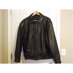 Men's Leather Jacket (Moores Label Size XL)