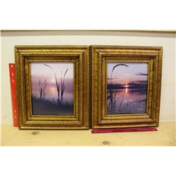 Pair of Candle Lake Photos by Dennis Chamberlain