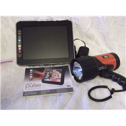 Kodak Digital Frame& A Black And Decker Flashlight