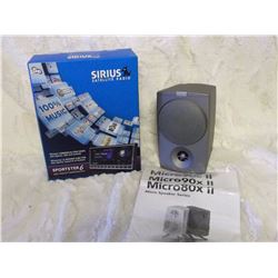 Sirius Satellite Radio&A 2 Way Satellite Speaker