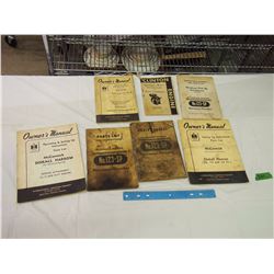 Lot Of Vintage Manuals (7)