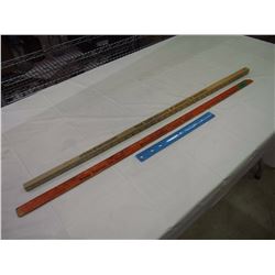 Pair Of Metersticks (New Holland, Laco Lamps )\