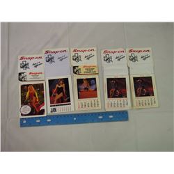 Lot Of Snap on Mini Calendars (5)