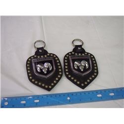 Pair Of Dodge Key Chains