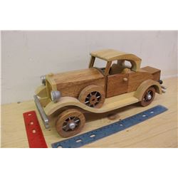 Wooden Toy Vintage Car