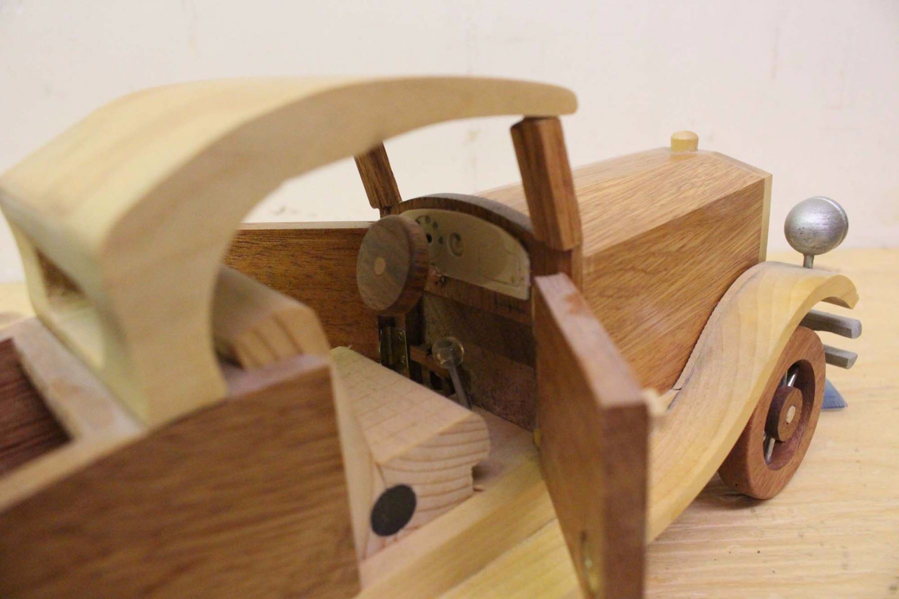 Wooden Toy Vintage Car