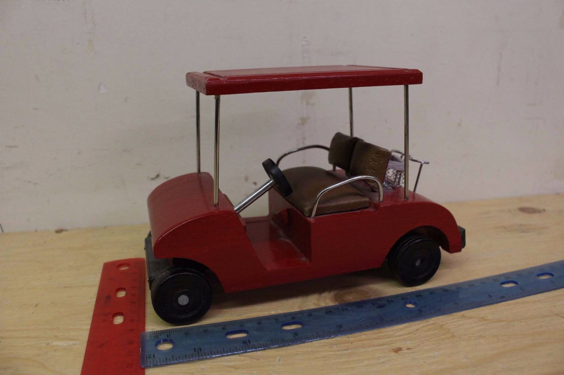 Wooden Toy Golf Cart