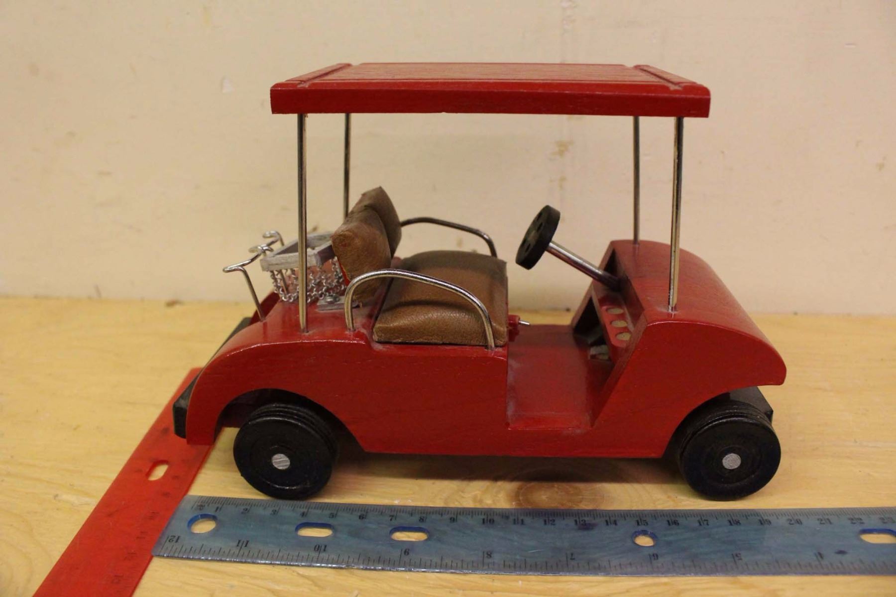 Wooden Toy Golf Cart