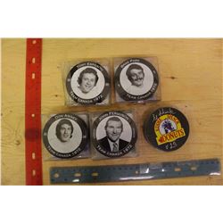 Lot of Hockey Pucks
