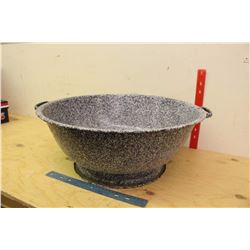 Large Enamel Bowl (19" Diameter)