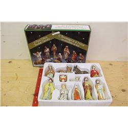 11 Pieces Deluxe Porcelain Nativity Scene