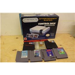 Nintendo Entertainment System Control Deck w/Nintendo Games(7), Tested&Working