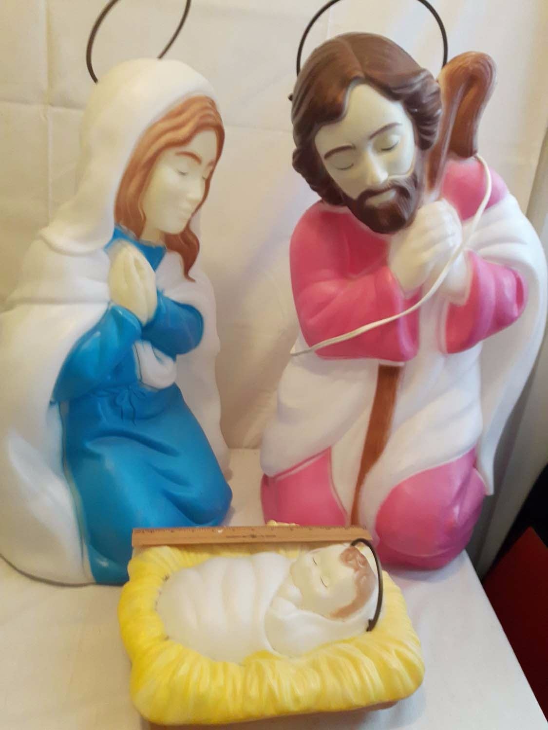 Nativity Scene Outdoor Decorations (Hard Plastic)