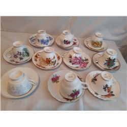 10 Sets of Cups And Saucers