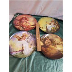 Collector's Plates(4)(Depicting The Elements:Fire,Water,Air&Earth)