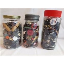3 Jars of Buttons