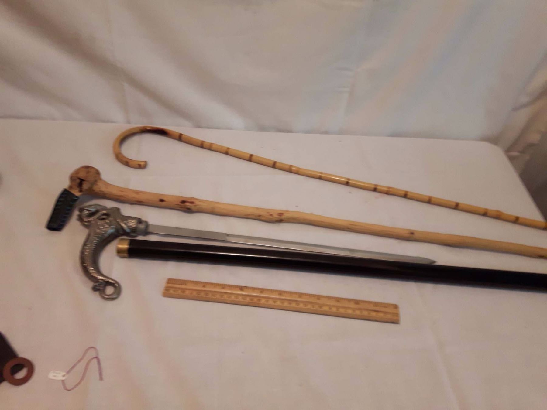 Walking Canes(3)(1 w/Dagger)