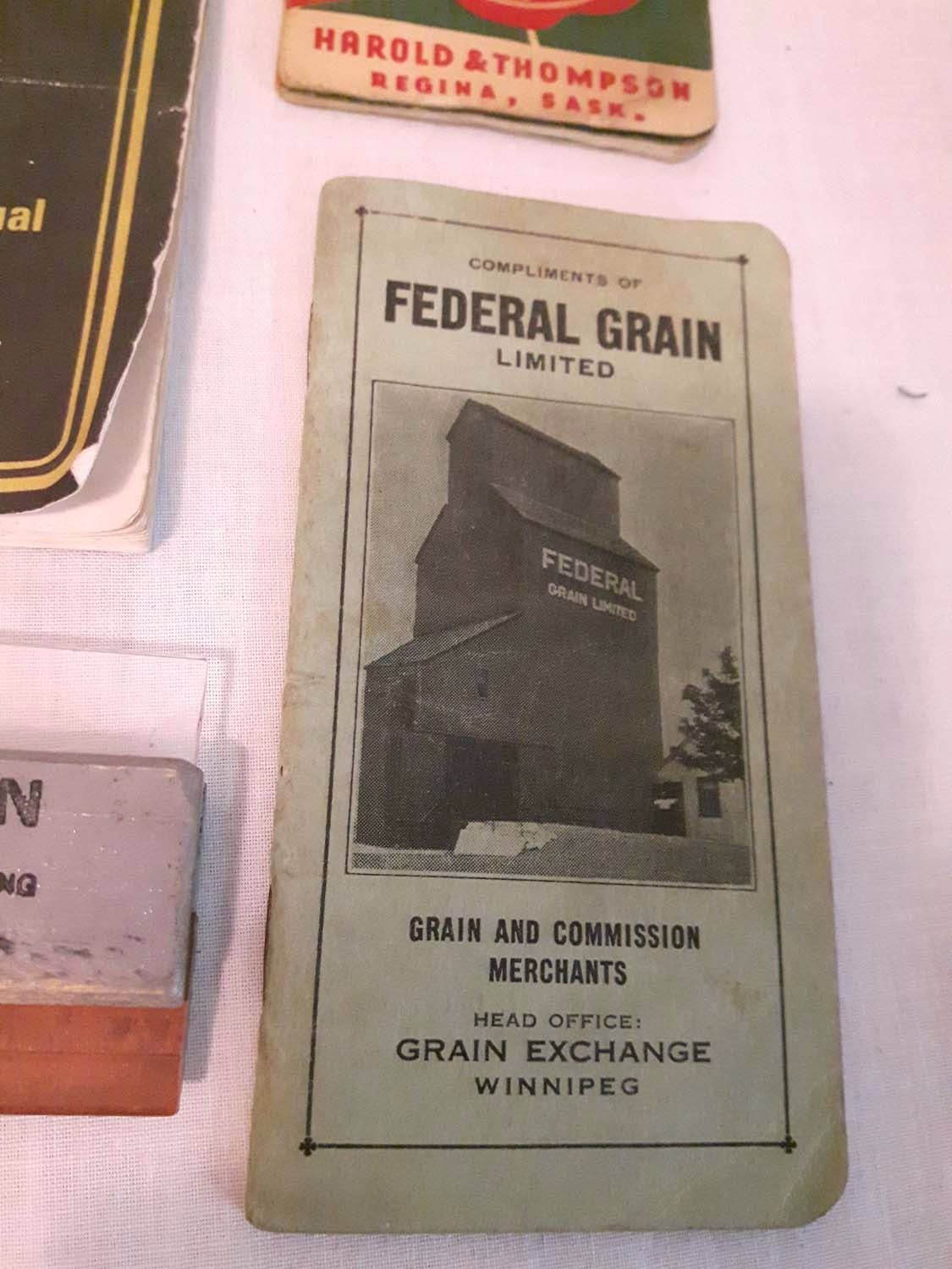 1979 Owners Manual, Federal Grain&Binder Twine Booklets&Old Scraper