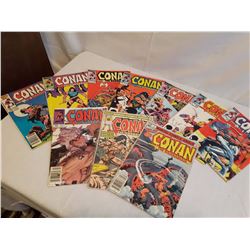 Conan The Barbarian Comics(10)(#7,58,167,168,169,170,172,173,174,183)