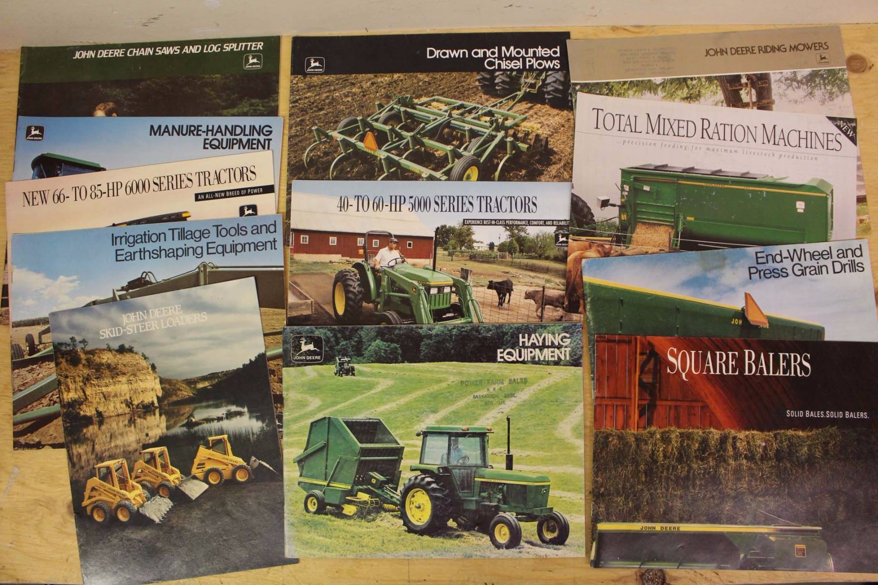 Lot Of John Deere Implement Brochures