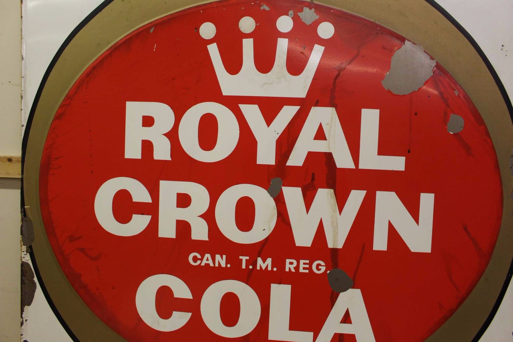 1963 Royal Crown Cola Embossed Sign (35"x35")