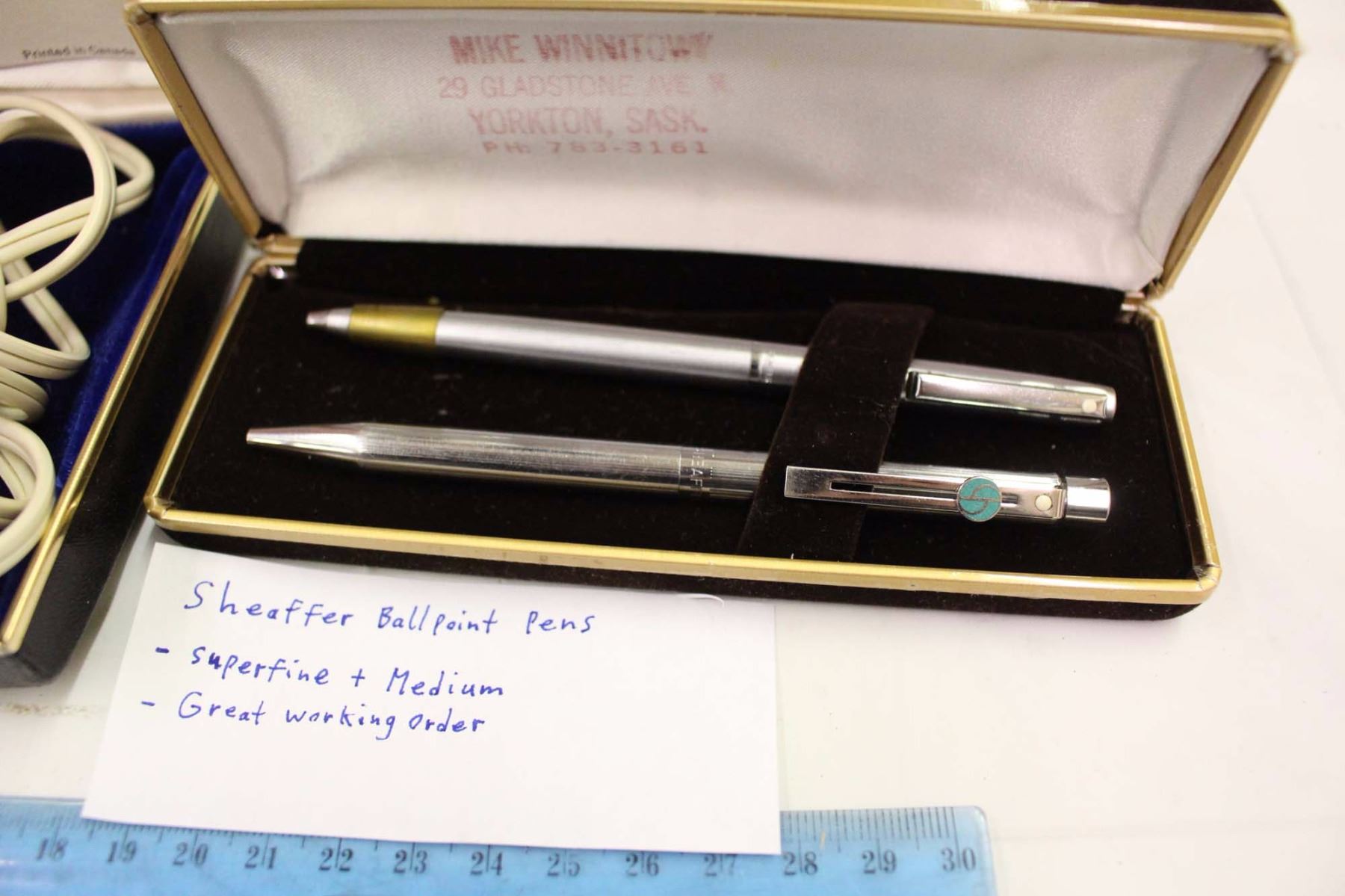 Henry Boker Clipper, Philishave Razor&Sheaffer Ballpoint Pens