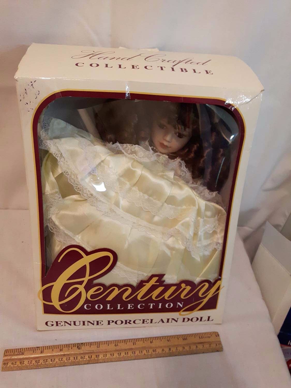 Hand Crafted Century Collection Genuine Porcelain Doll
