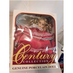Hand Crafted Century Collection Genuine Porcelain Doll