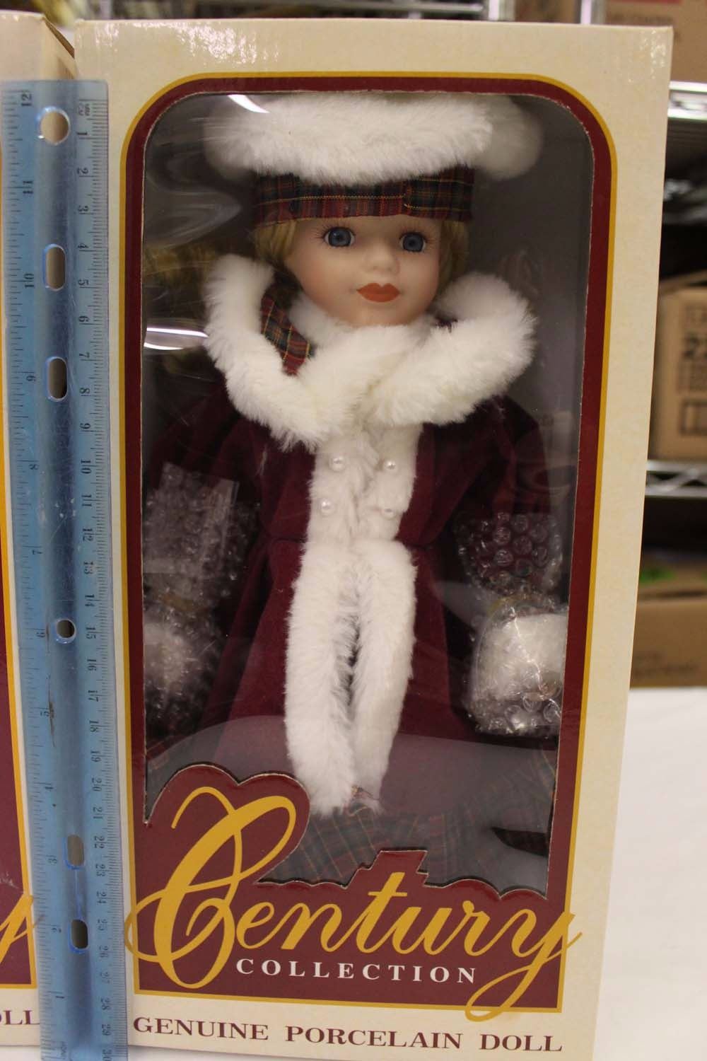 Hand Crafted Century Collection Genuine Porcelain Dolls(3)