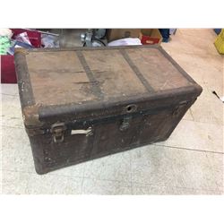 Old Trunk 37 1/2" x 20" x 21 1/2"