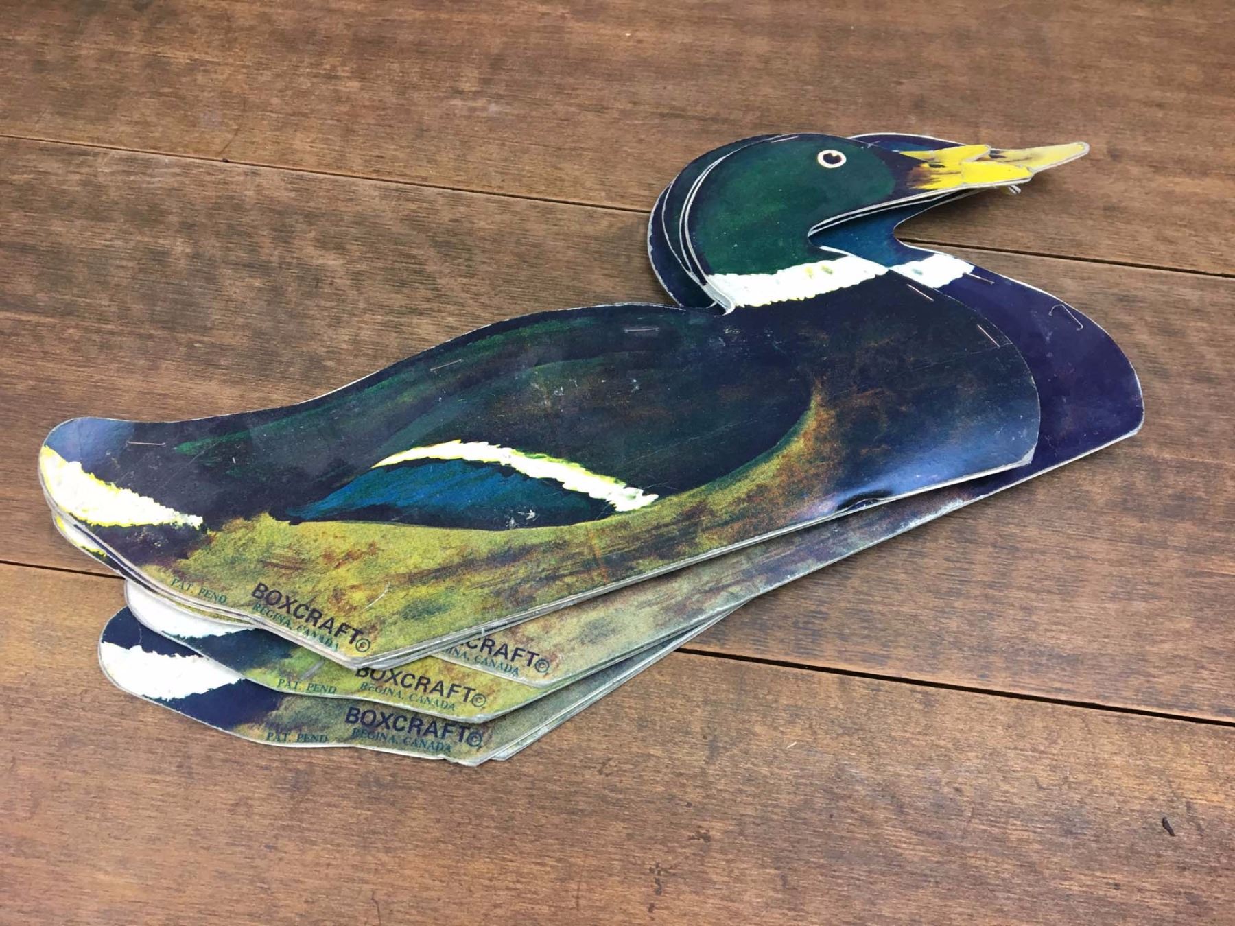 Vintage Paper Duck Decoys Lot (8)