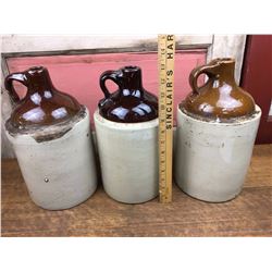 Stonewar Crock Jugs (3)