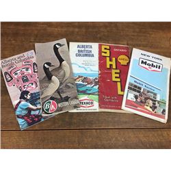 Gas & Oil Advertising Road Map Lot