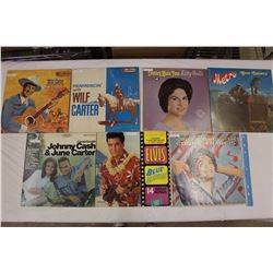 Lot of LP Records(7)(Elvis, Johnny Cash&June Carter, Etc)