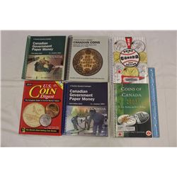 Lot of Informational Canada Coin Books(5)&1 US Coin Digest Book