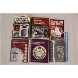 Lot of Canadian Coins Books(5)&A Antiques&Collectibles Book