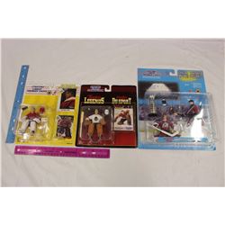 Starting LineUp NHL Figures (Patrick Boy(2), Joe Sakic&Tony Esposito)