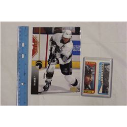 Wayne Gretzky Error Card (Miscut Card)&Oversized Upper Deck Card