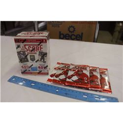 Sealed Box of 2013-14 Score Hockey Cards&5 Packs of 2012-13 Score Hockey Cards