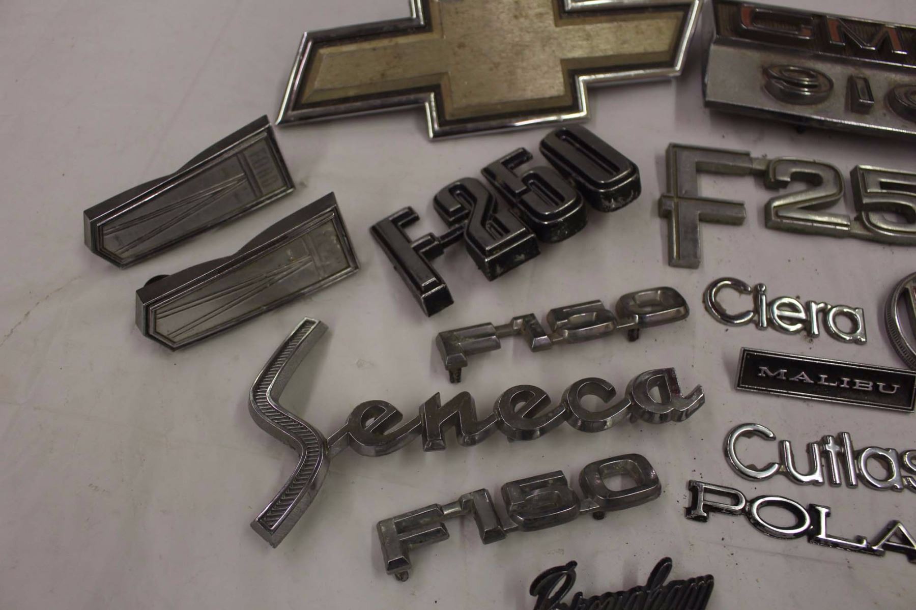 Lot of Metal Automobile Emblems / Logos